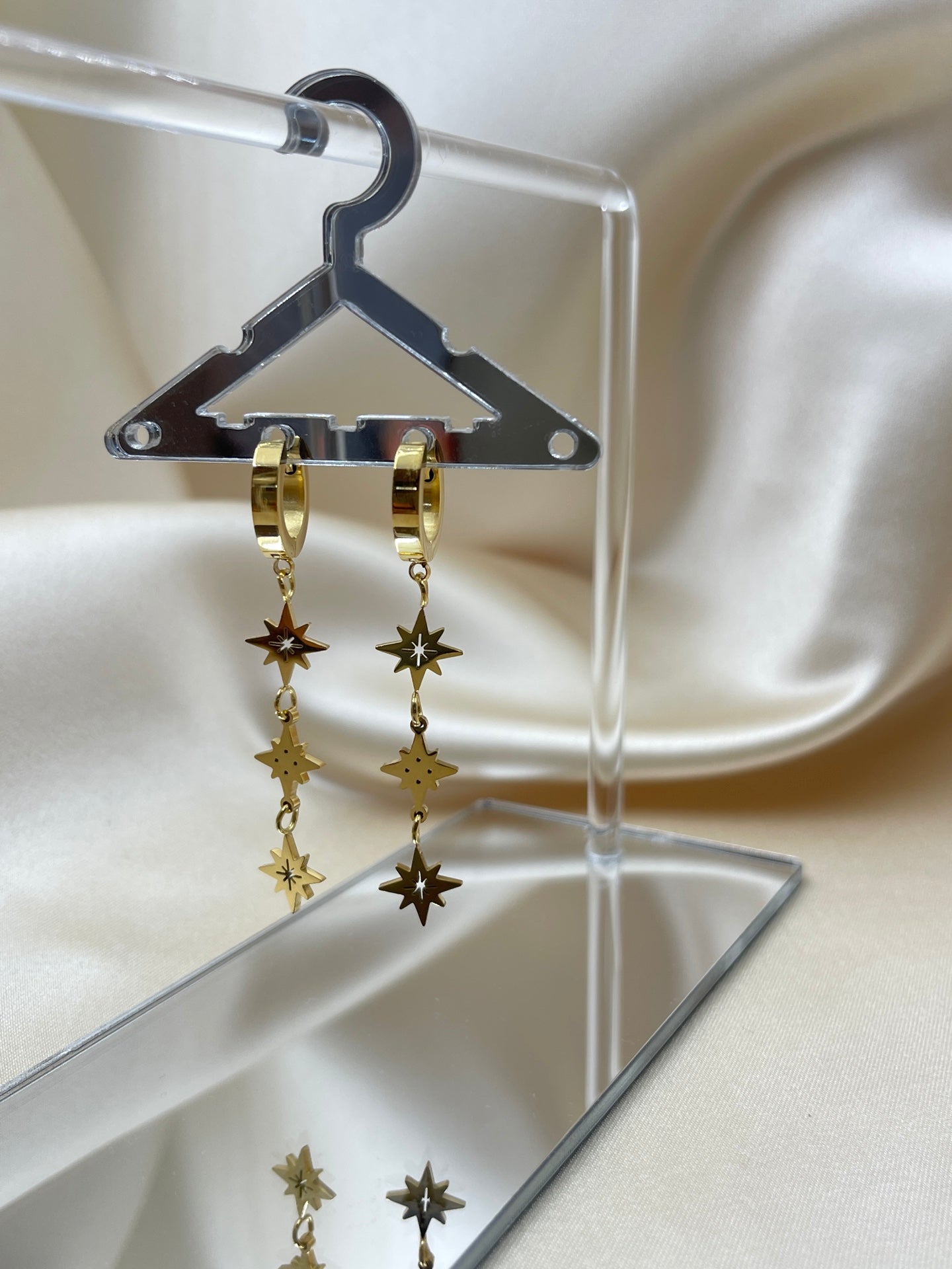 Boucles d'oreilles stars on mind - SatisRose